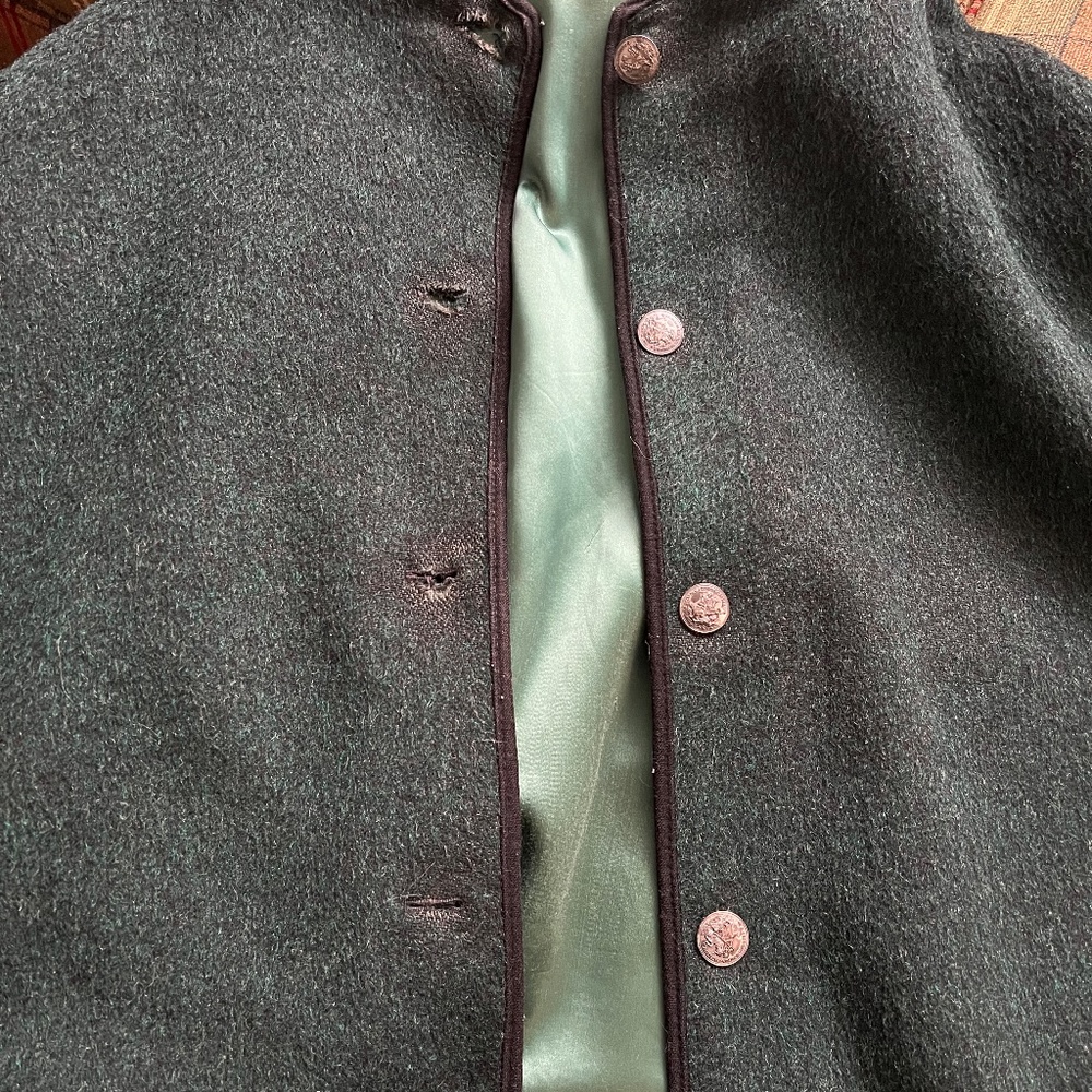 Authentic Austrian Loden Cape